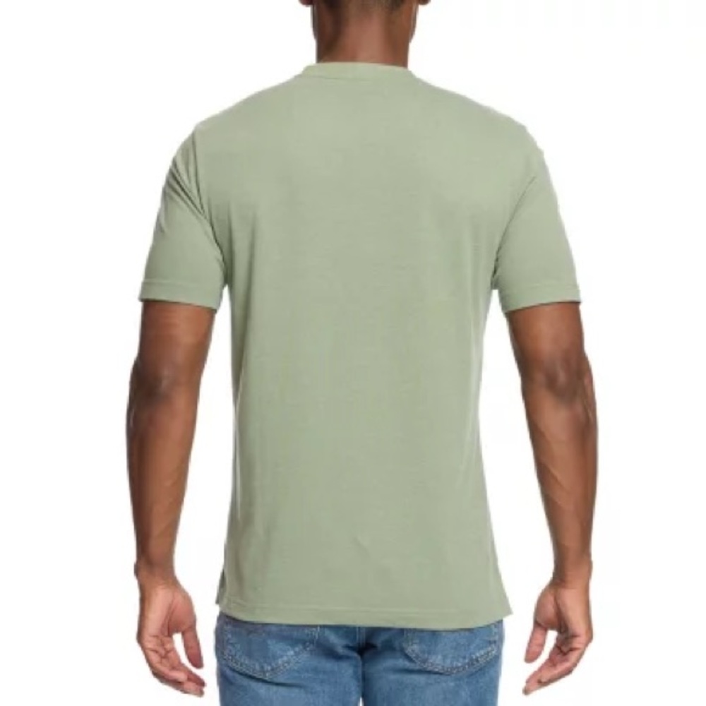 New Mens Green Short Sleeve Tee Relaxed Fit Size XL - Picture 2 of 4